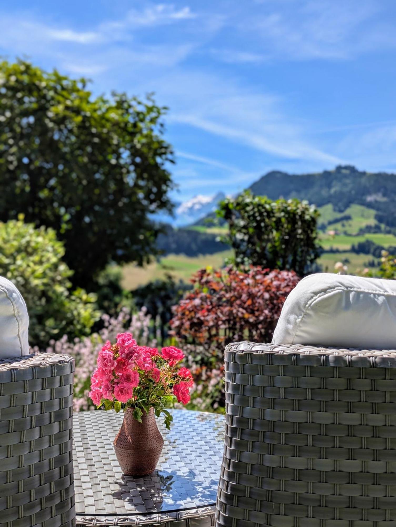 Swiss Mountain-Valley View Lodge Erlenbach im Simmental Kültér fotó