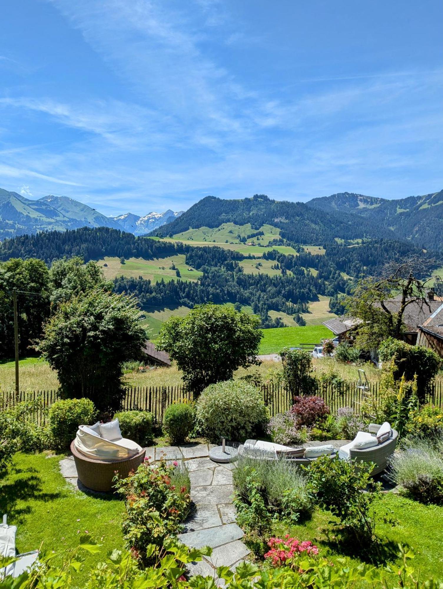 Swiss Mountain-Valley View Lodge Erlenbach im Simmental Kültér fotó