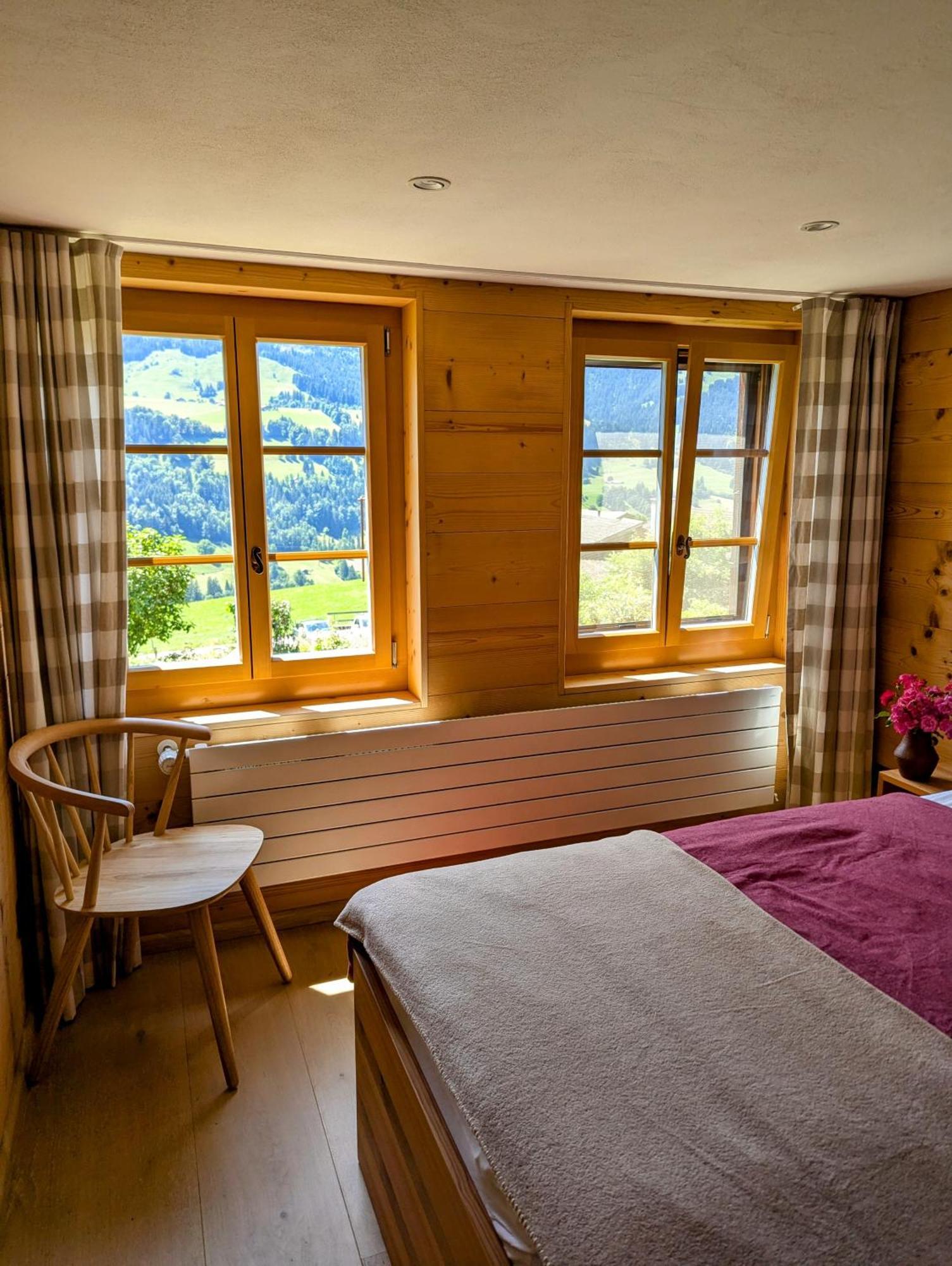 Swiss Mountain-Valley View Lodge Erlenbach im Simmental Kültér fotó