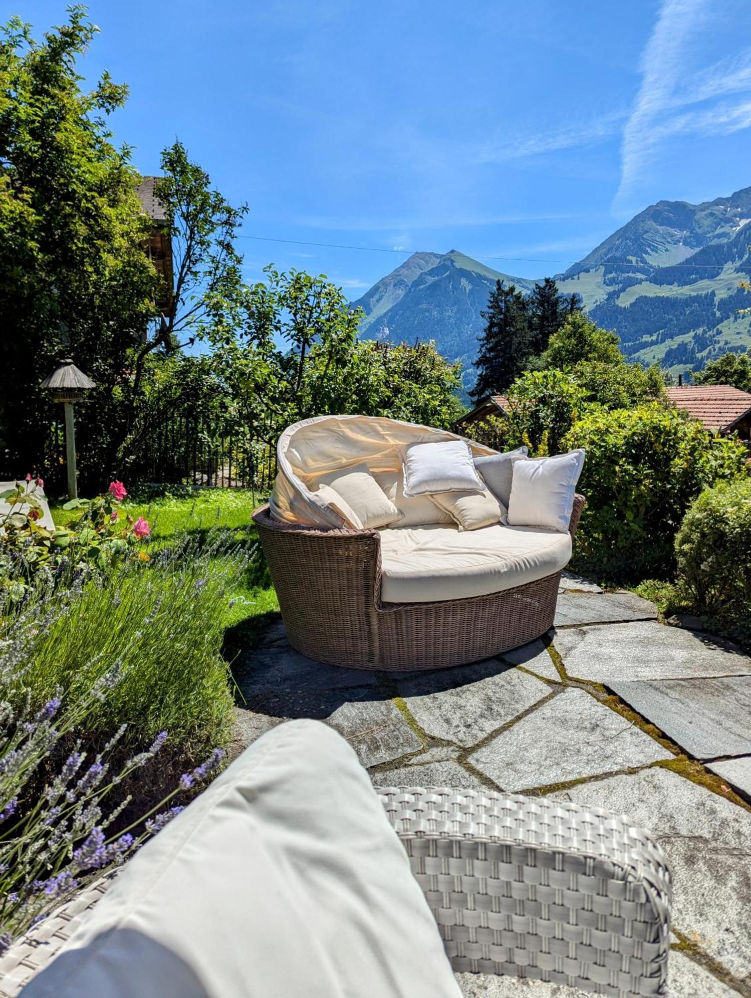 Swiss Mountain-Valley View Lodge Erlenbach im Simmental Kültér fotó